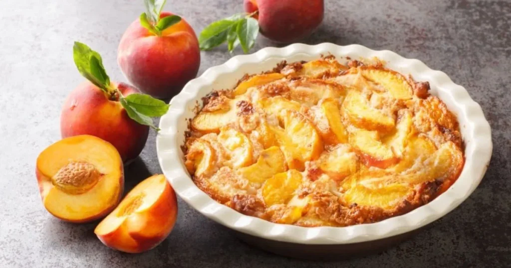 peach crumble recipe